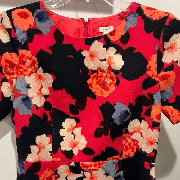 J. Crew Women’s Stunning Multi Color Floral Dress Size 8 - Picture 4 of 16